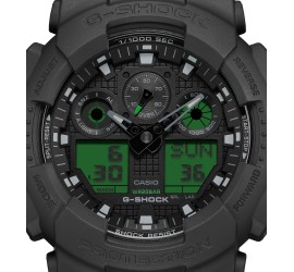 Casio G-Shock horloge “Black Elektro Green Series” GA-100BEG-1AER