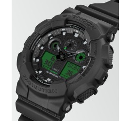 Casio G-Shock horloge “Black Elektro Green Series” GA-100BEG-1AER
