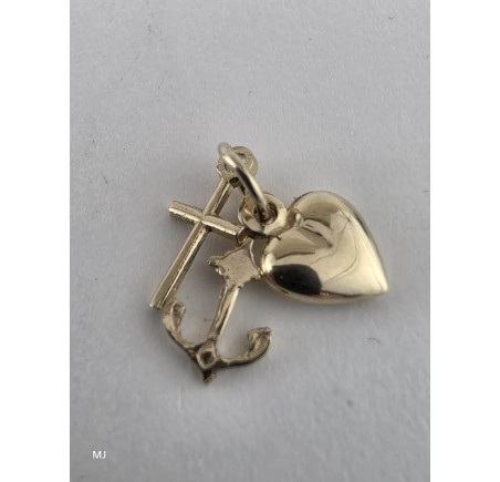 Gouden hanger Geloof, Hoop & Liefde