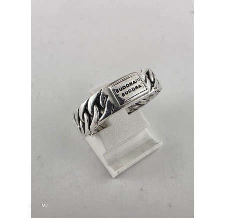 Zilveren Buddha to Buddha ring