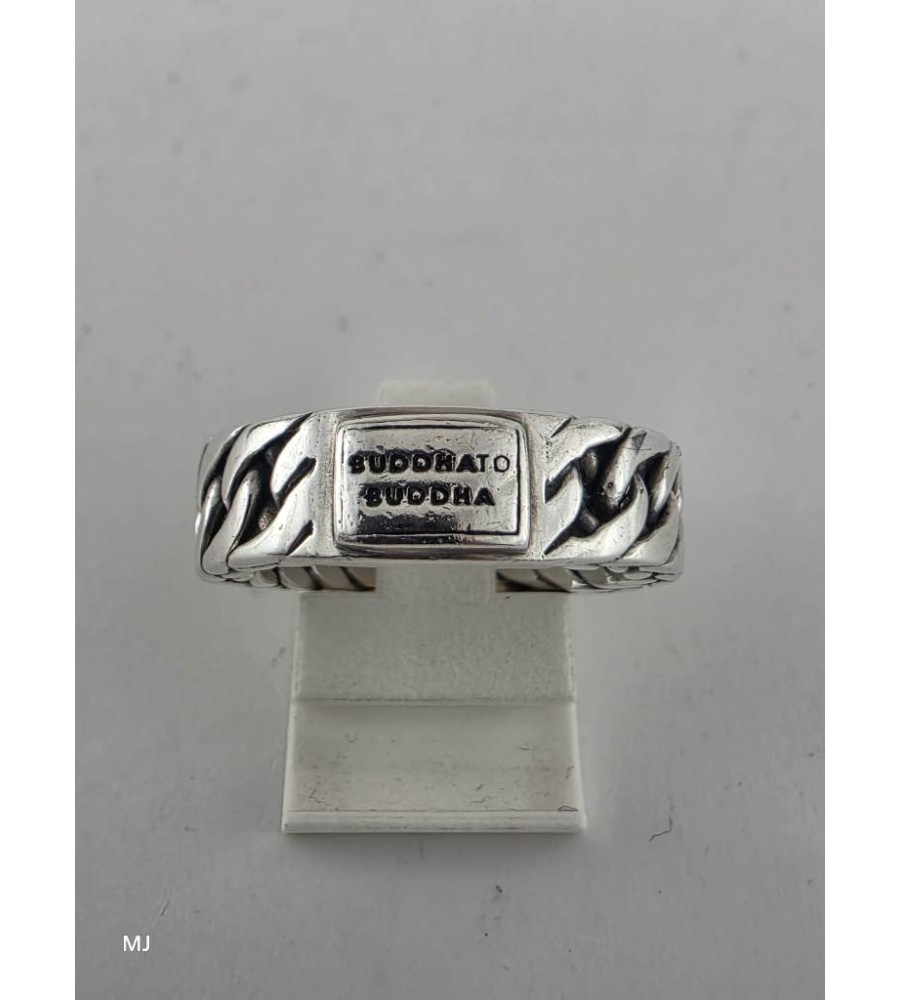 Zilveren Buddha to Buddha ring