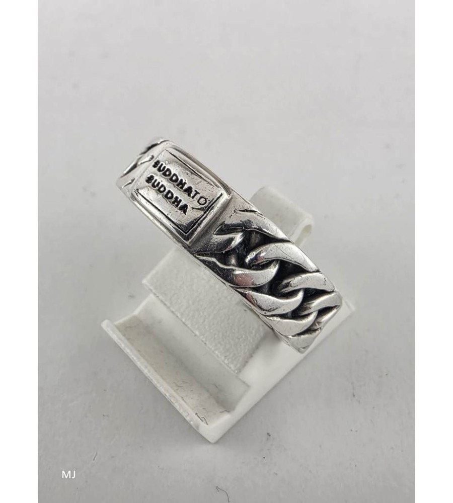Zilveren Buddha to Buddha ring