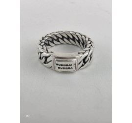 Zilveren Buddha to Buddha ring