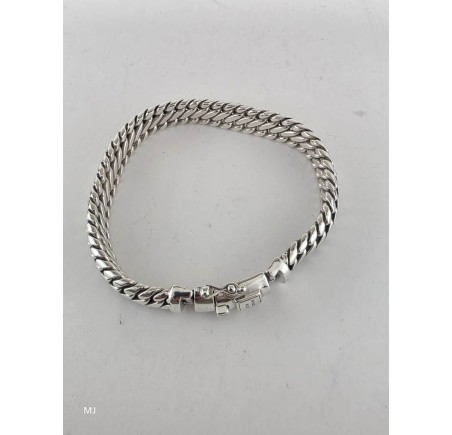 Zilveren Buddha to Buddha armband