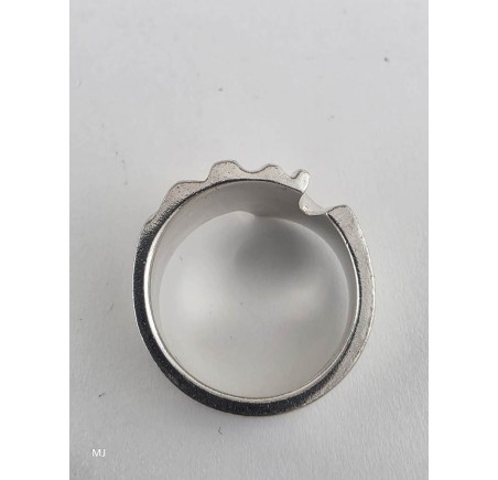 Zilveren ring Lapponia