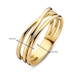 Excellent gouden damesring  RE107738
