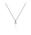 Zilveren collier met hanger met zirkonia Gisser N1060/3