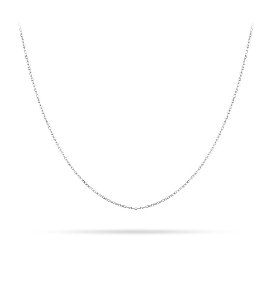 Zilveren anker collier