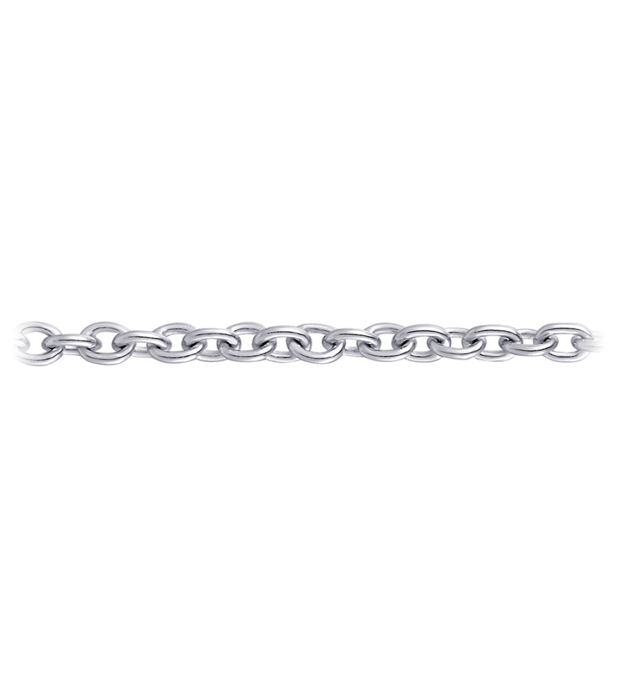 Zilveren anker collier