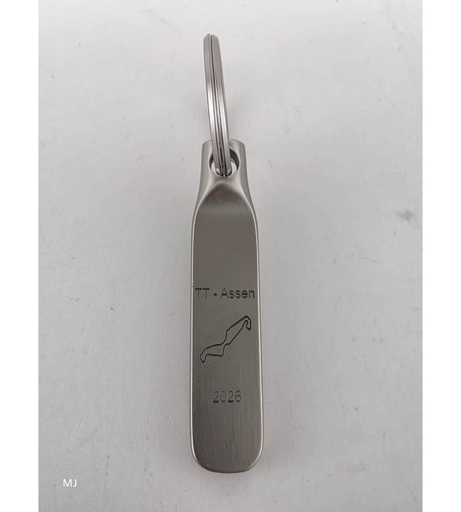 Aze sleutelhanger met TT gravure