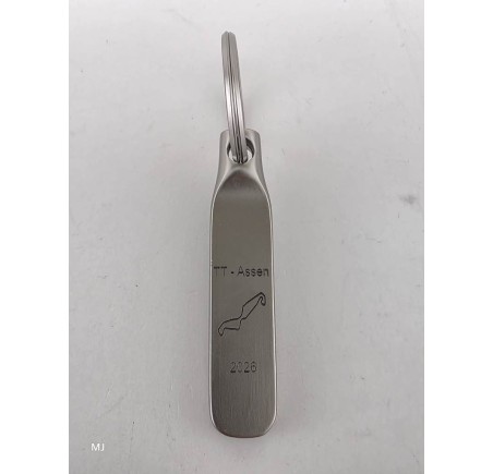 Aze sleutelhanger met TT gravure