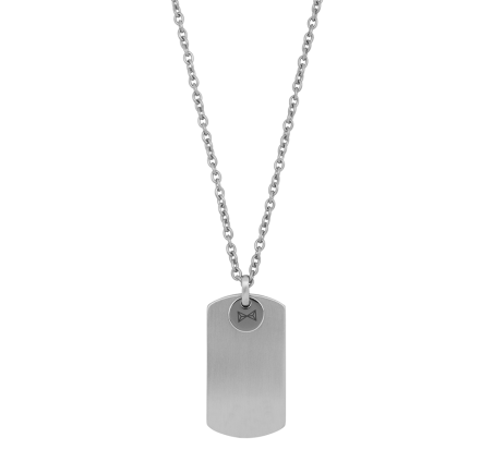 Aze collier/hanger met TT gravure