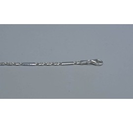 Zilveren collier valkenoog 3 open om 1 plaatje