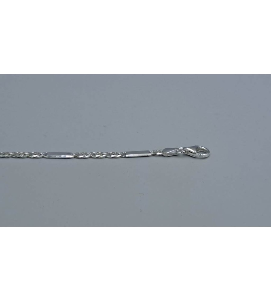 Zilveren collier valkenoog 3 open om 1 plaatje