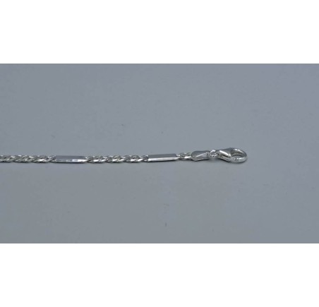Zilveren collier valkenoog 3 open om 1 plaatje