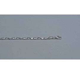 Zilveren armband valkenoog 3 open om 1 achtje