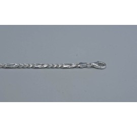 Zilveren collier gourmet - valkenoog   3 om 1