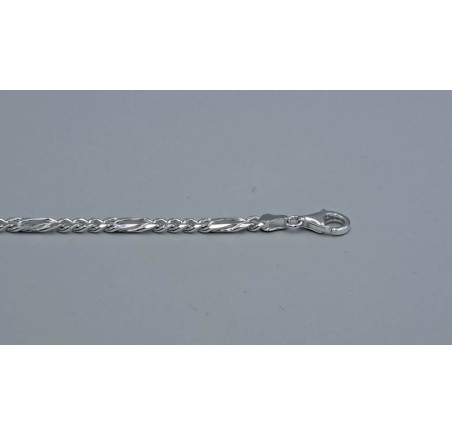 Zilveren collier gourmet - valkenoog   3 om 1