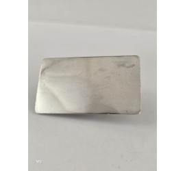 Zilveren miniatuur Boerin met koe