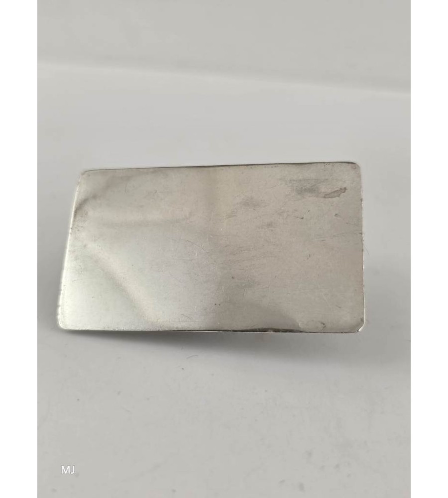 Zilveren miniatuur Boerin met koe