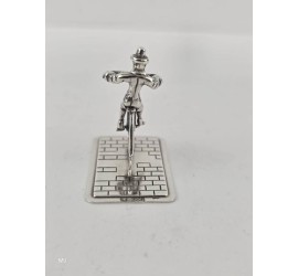 Zilveren miniatuur Hoge bi/Velocycle