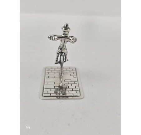 Zilveren miniatuur Hoge bi/Velocycle
