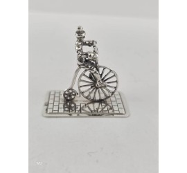 Zilveren miniatuur Hoge bi/Velocycle