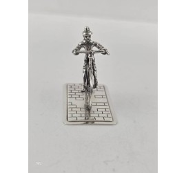 Zilveren miniatuur Hoge bi/Velocycle