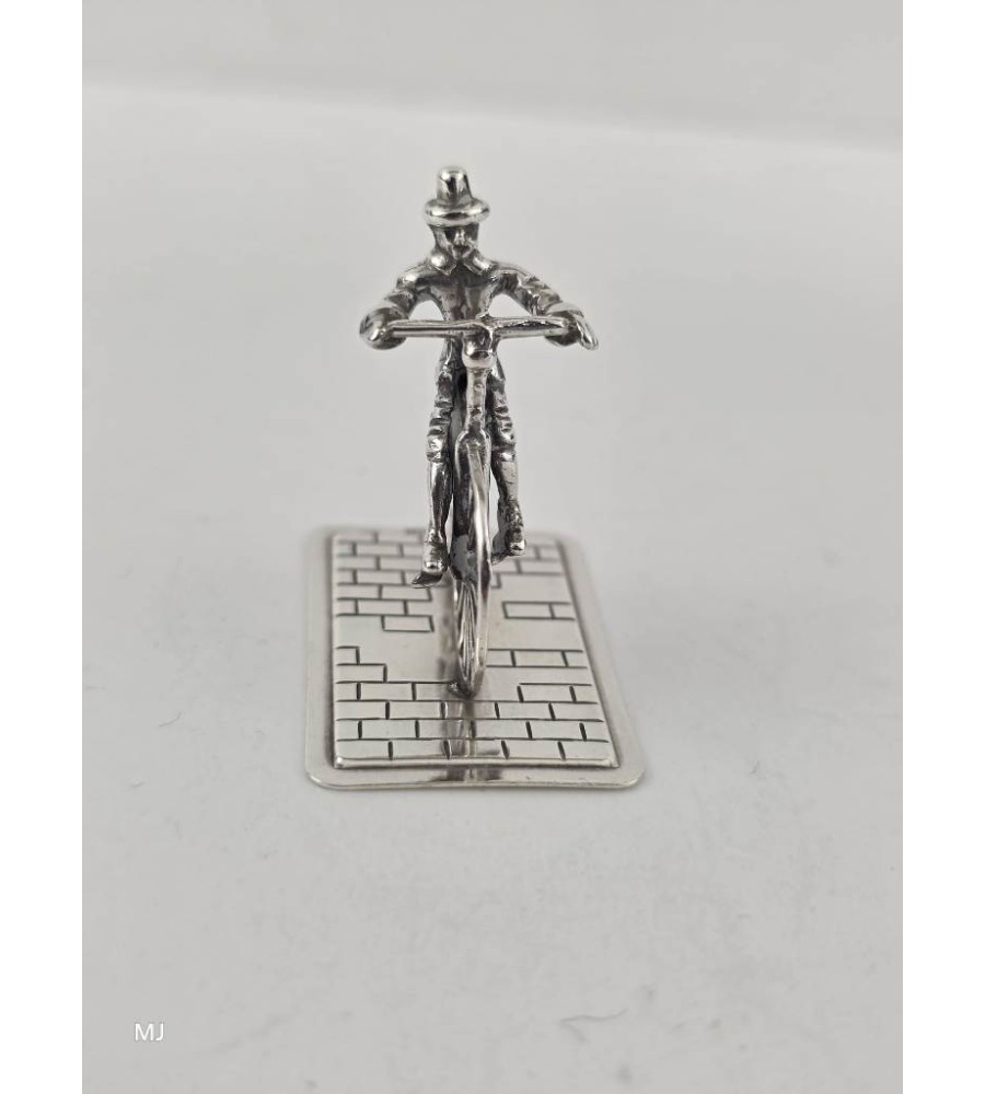 Zilveren miniatuur Hoge bi/Velocycle