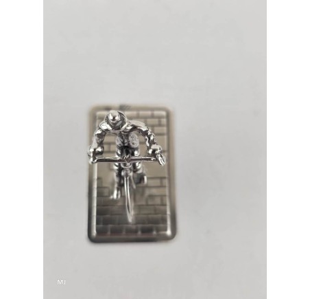 Zilveren miniatuur Hoge bi/Velocycle