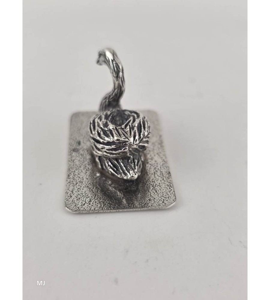 Zilveren miniatuur Zwaan