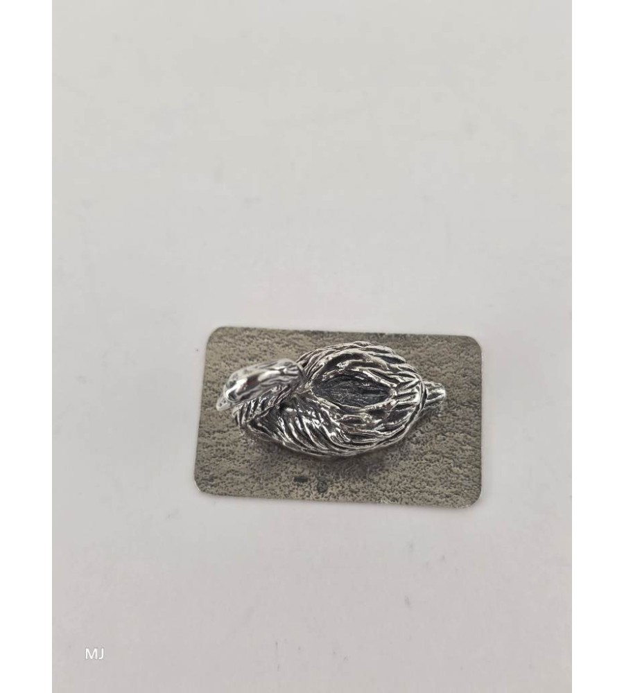 Zilveren miniatuur Zwaan