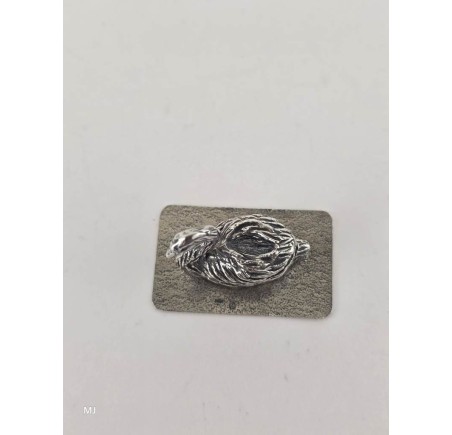 Zilveren miniatuur Zwaan