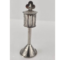 Zilveren miniatuur Olielamp