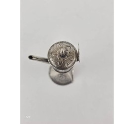 Zilveren miniatuur Olielamp