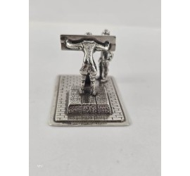 Zilveren miniatuur Schavot