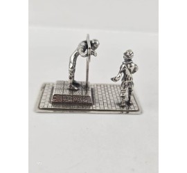 Zilveren miniatuur Schavot