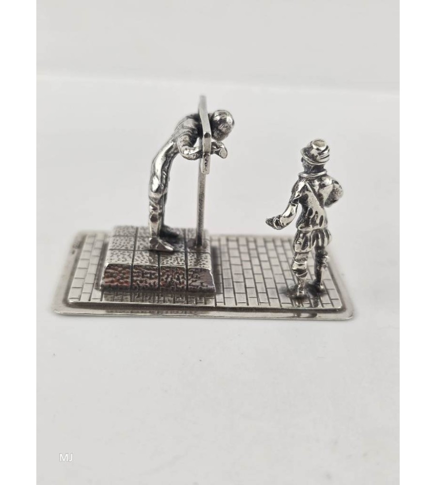 Zilveren miniatuur Schavot
