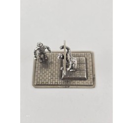 Zilveren miniatuur Schavot