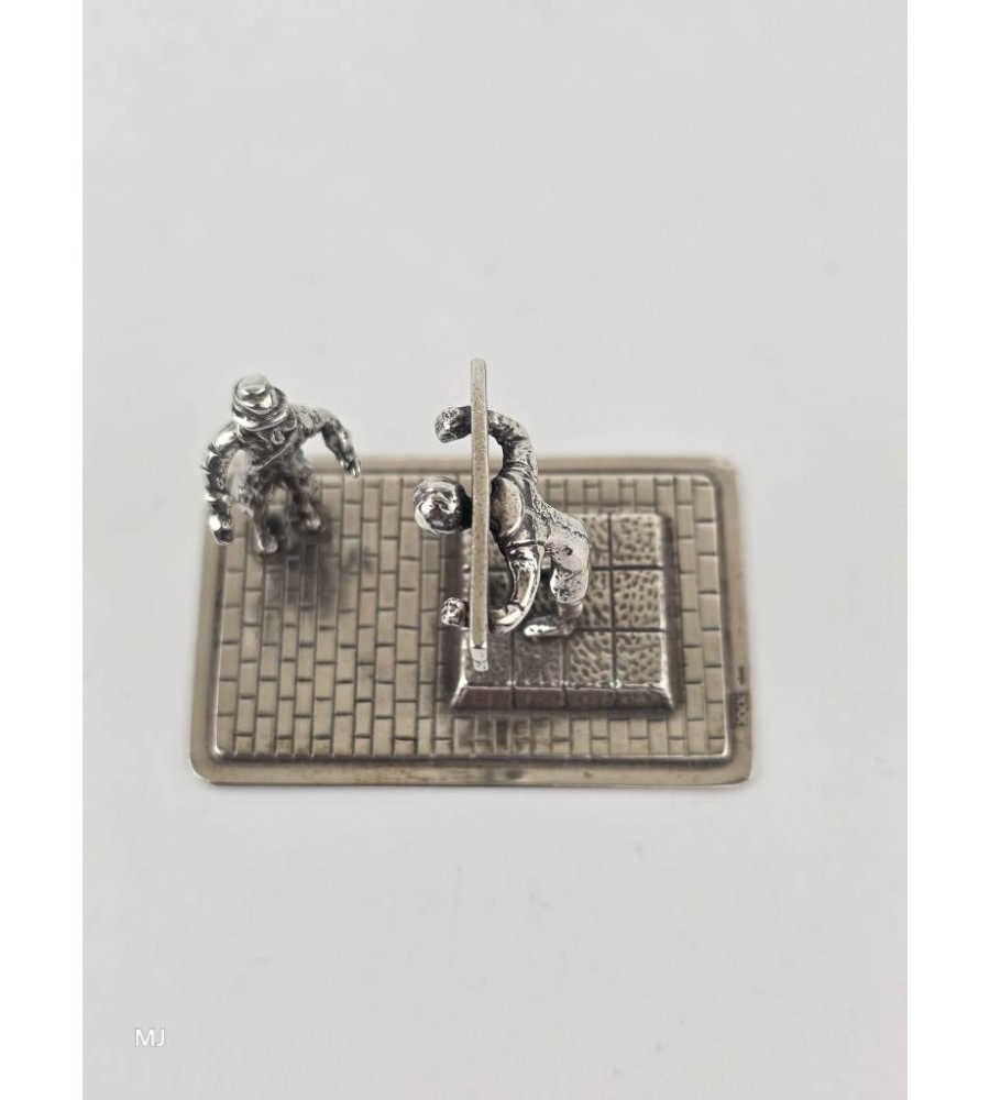 Zilveren miniatuur Schavot