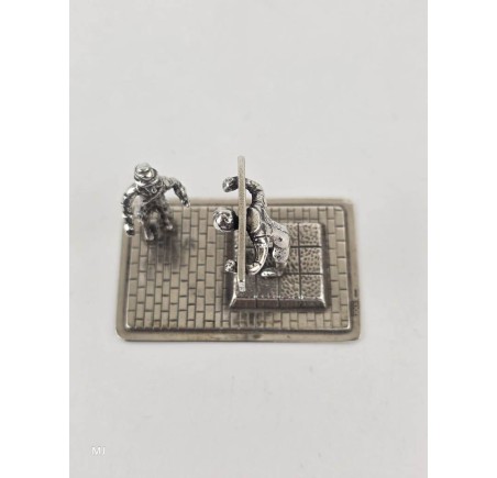 Zilveren miniatuur Schavot