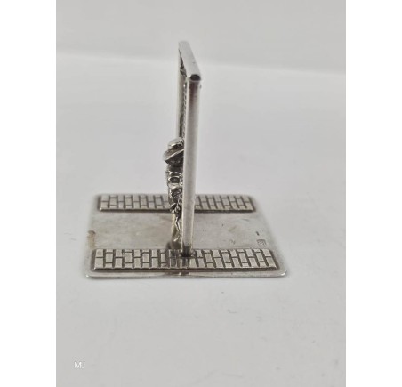 Zilveren miniatuur Schommel