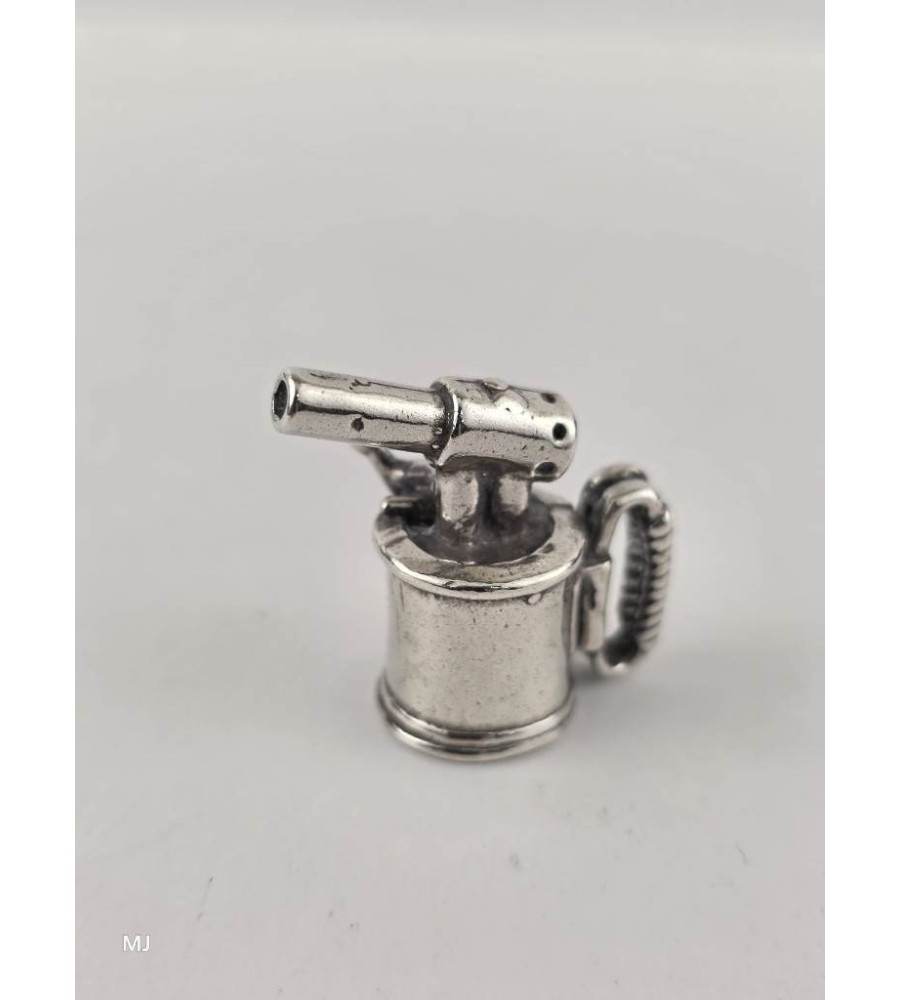 Zilveren miniatuur Soldeerbrander
