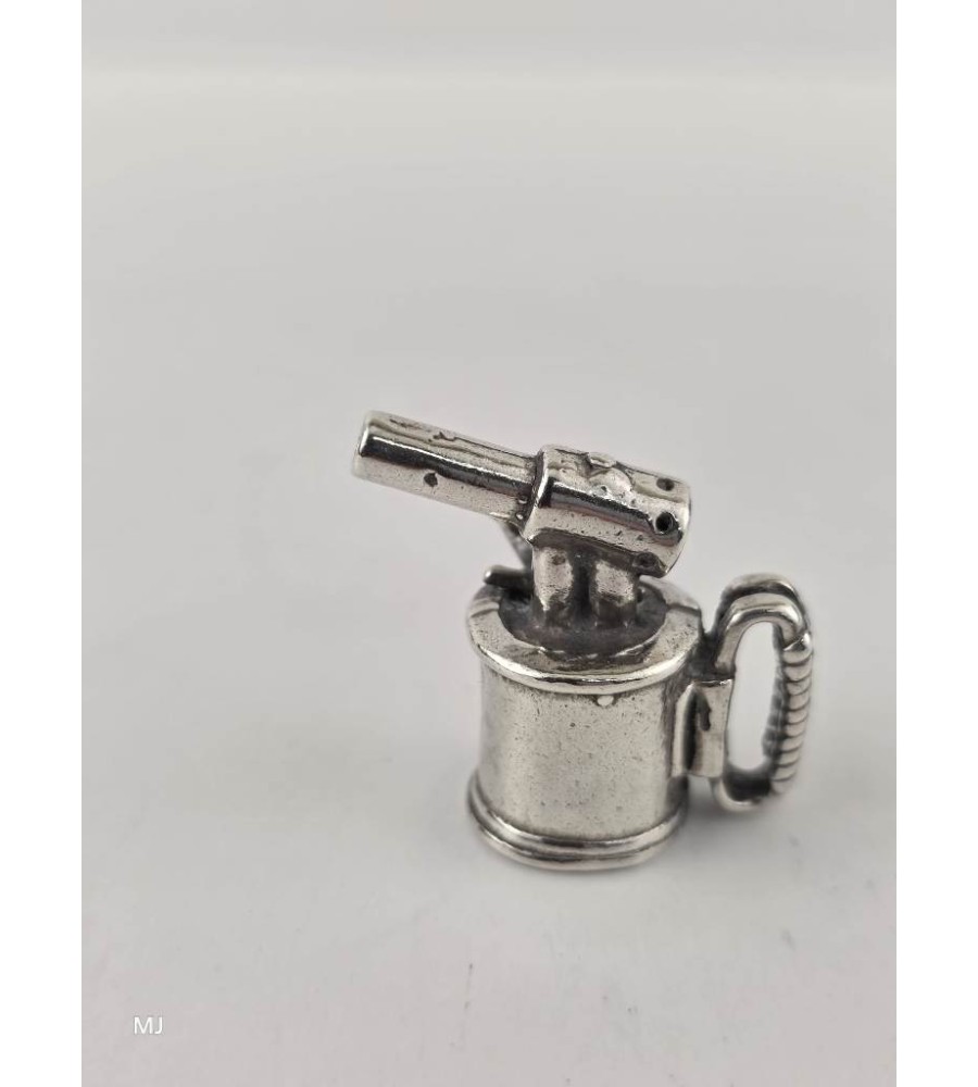 Zilveren miniatuur Soldeerbrander