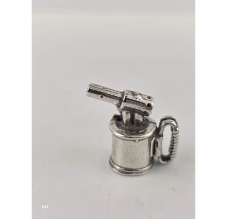 Zilveren miniatuur Soldeerbrander