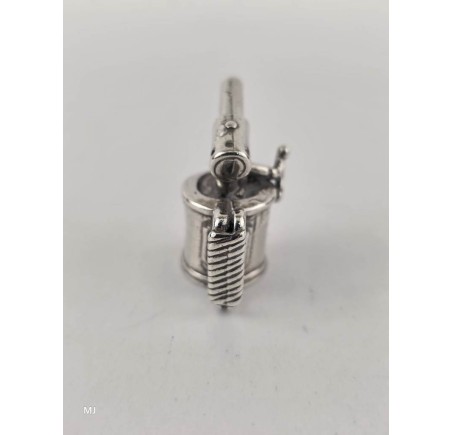 Zilveren miniatuur Soldeerbrander