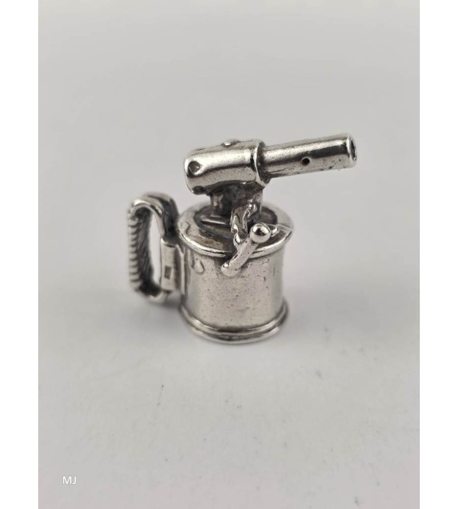 Zilveren miniatuur Soldeerbrander
