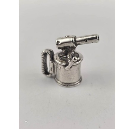 Zilveren miniatuur Soldeerbrander