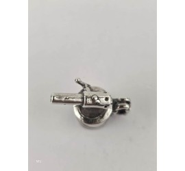 Zilveren miniatuur Soldeerbrander