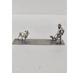 Zilveren miniatuur Jager